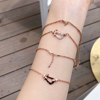 [Lumi Jewellery]FORCE 10 PINK GOLD DIAMOND NECKLACE