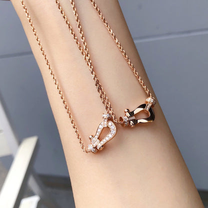 [Lumi Jewellery]FORCE 10 PINK GOLD DIAMOND NECKLACE