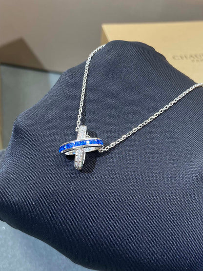 [Lumi Jewellery]LIENS DIAMOND SILVER NECKLACE
