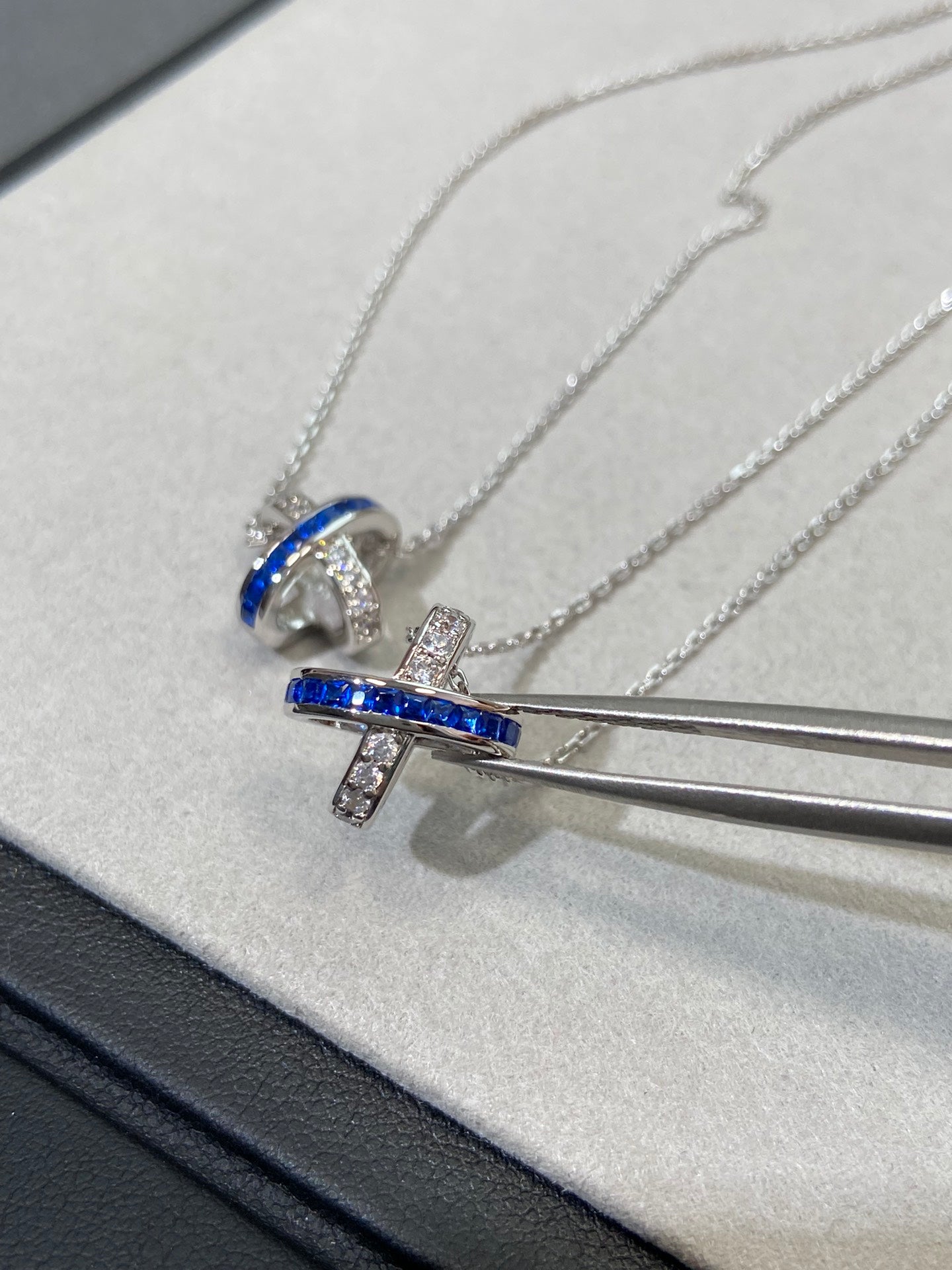 [Lumi Jewellery]LIENS DIAMOND SILVER NECKLACE