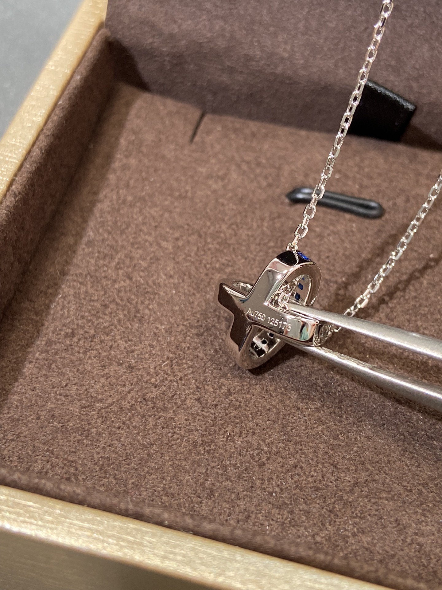 [Lumi Jewellery]LIENS DIAMOND SILVER NECKLACE