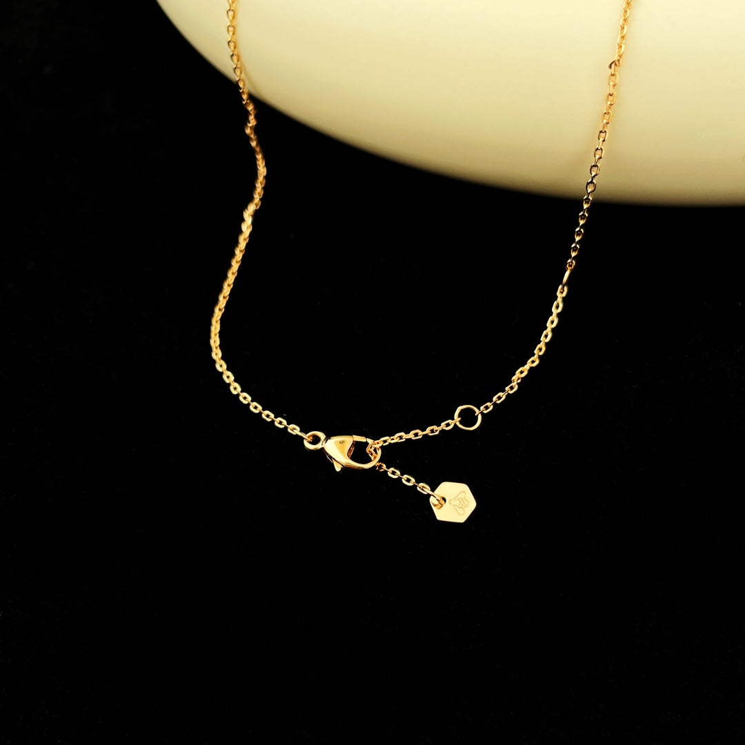 [Lumi Jewellery]BEE MINI PEDANT DIAMOND NECKLACE
