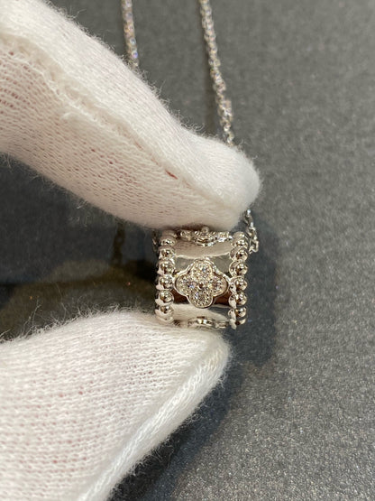 [Lumi Jewellery]PERLEE PEDANT SIVLER DIAMOND NECKLACE