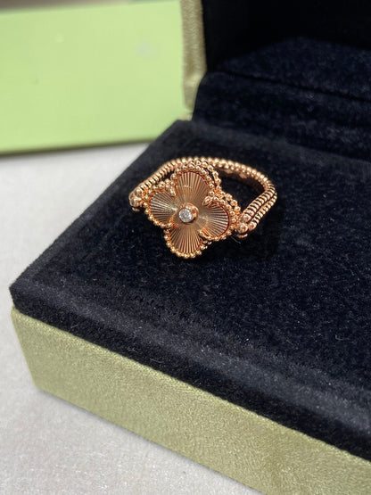 [Lumi Jewellery]CLOVER RIVERSIBLE ROSE GOLD RING