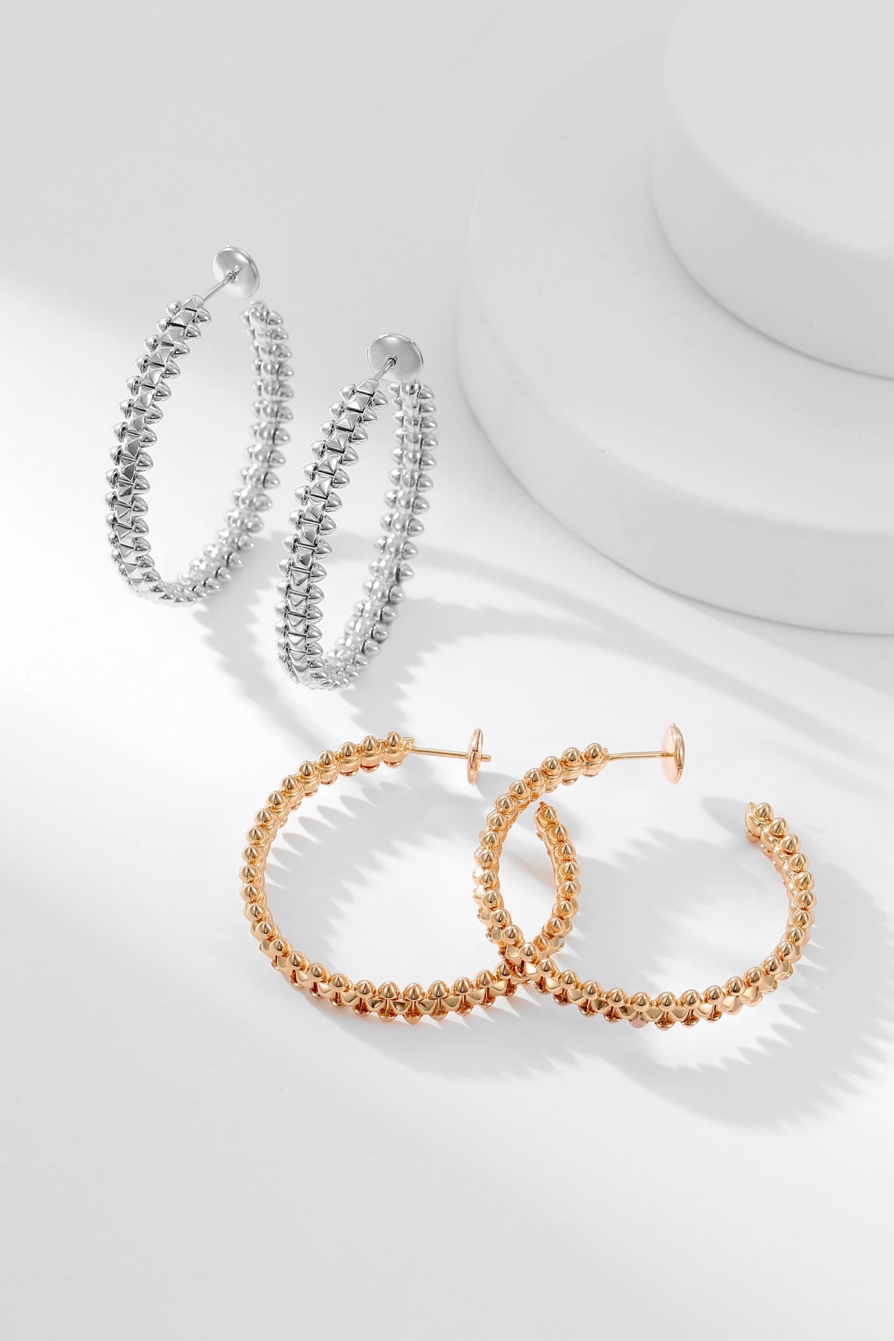 [Lumi Jewellery]CLASH HOOP EARRINGS