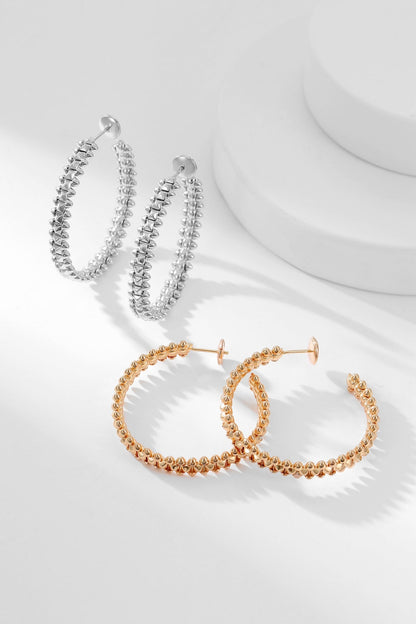 [Lumi Jewellery]CLASH HOOP EARRINGS