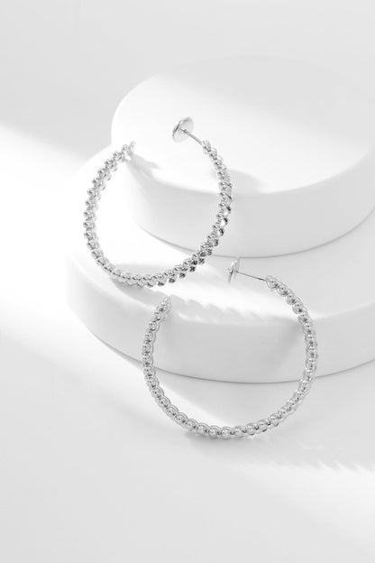 [Lumi Jewellery]CLASH HOOP EARRINGS