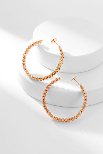 [Lumi Jewellery]CLASH HOOP EARRINGS