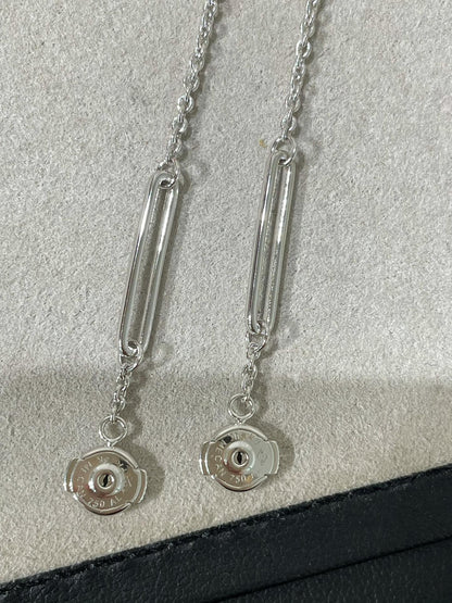 [Lumi Jewellery]CHAINE CHAOS DIAMOND DROP EARRINGS