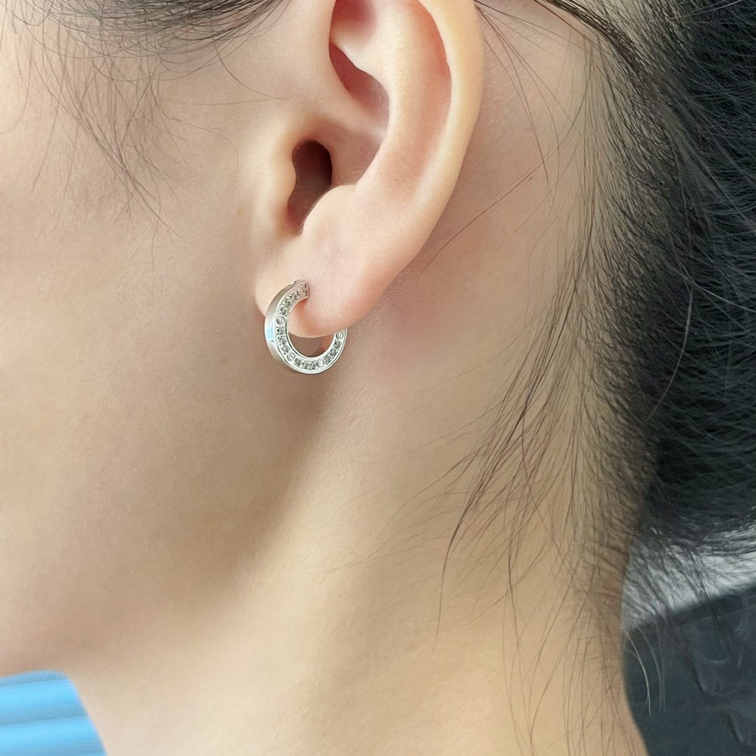 [Lumi Jewellery]LOVE DIAMOND EARRINGS