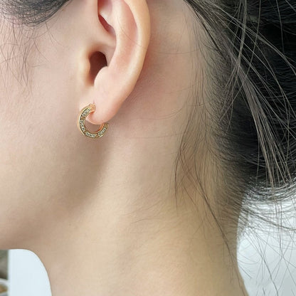 [Lumi Jewellery]LOVE DIAMOND EARRINGS