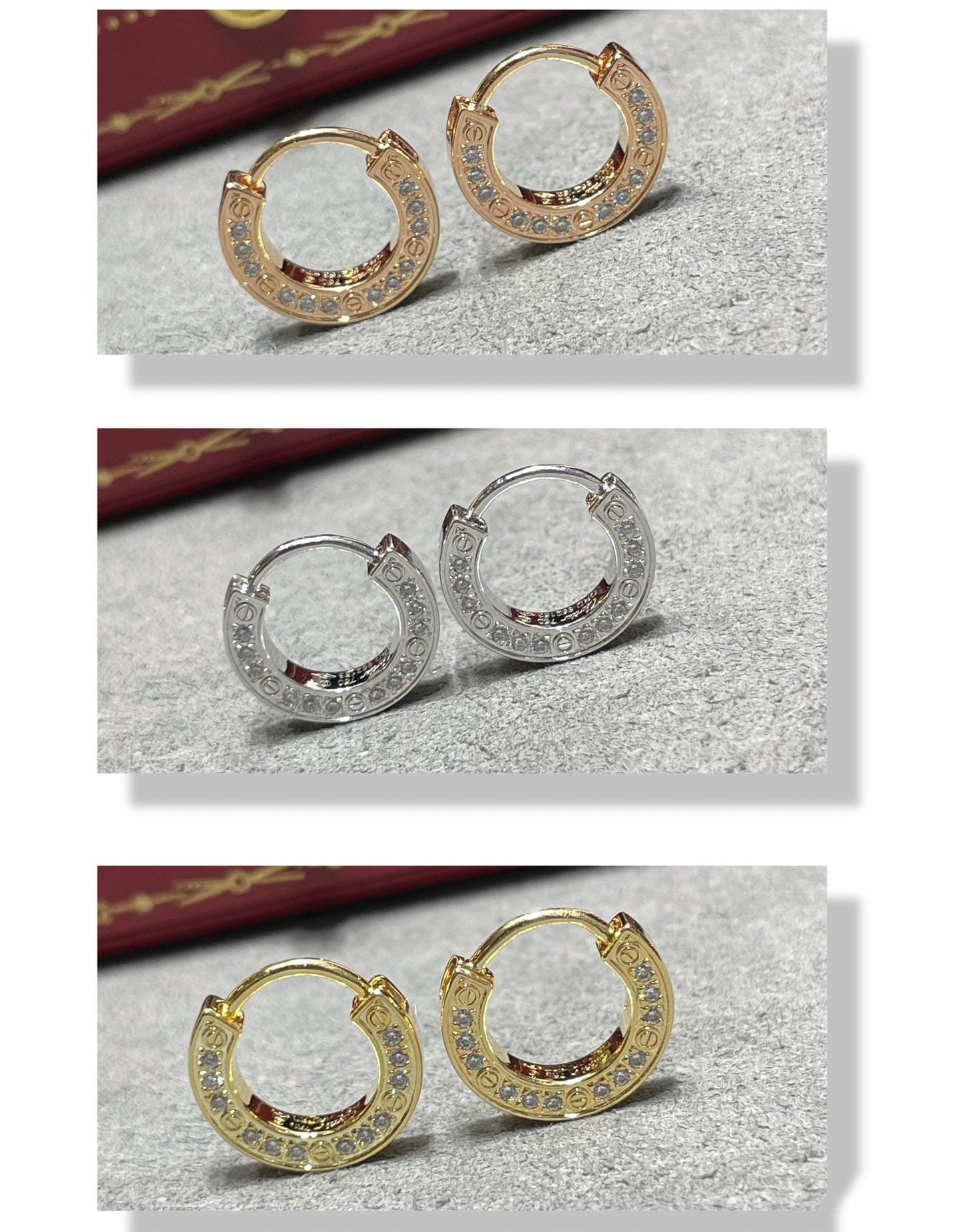 [Lumi Jewellery]LOVE DIAMOND EARRINGS