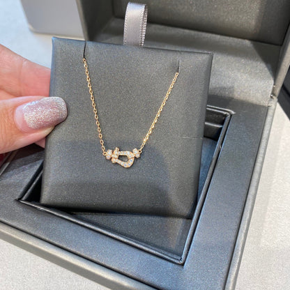 [Lumi Jewellery]FORCE 10 DIAMOND PINK GOLD NECKLACE MINI MODEL