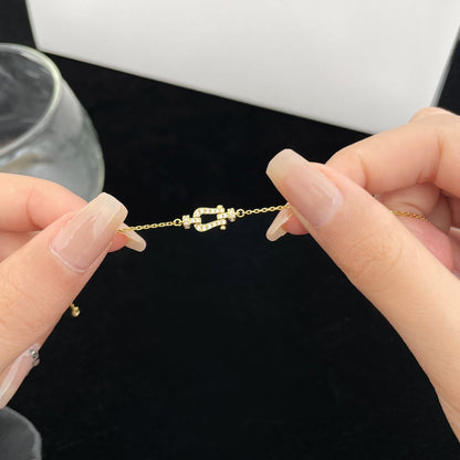 [Lumi Jewellery]FORCE 10 FULL DIAMOND BUCKLE CHAIN LINK MINI MODEL