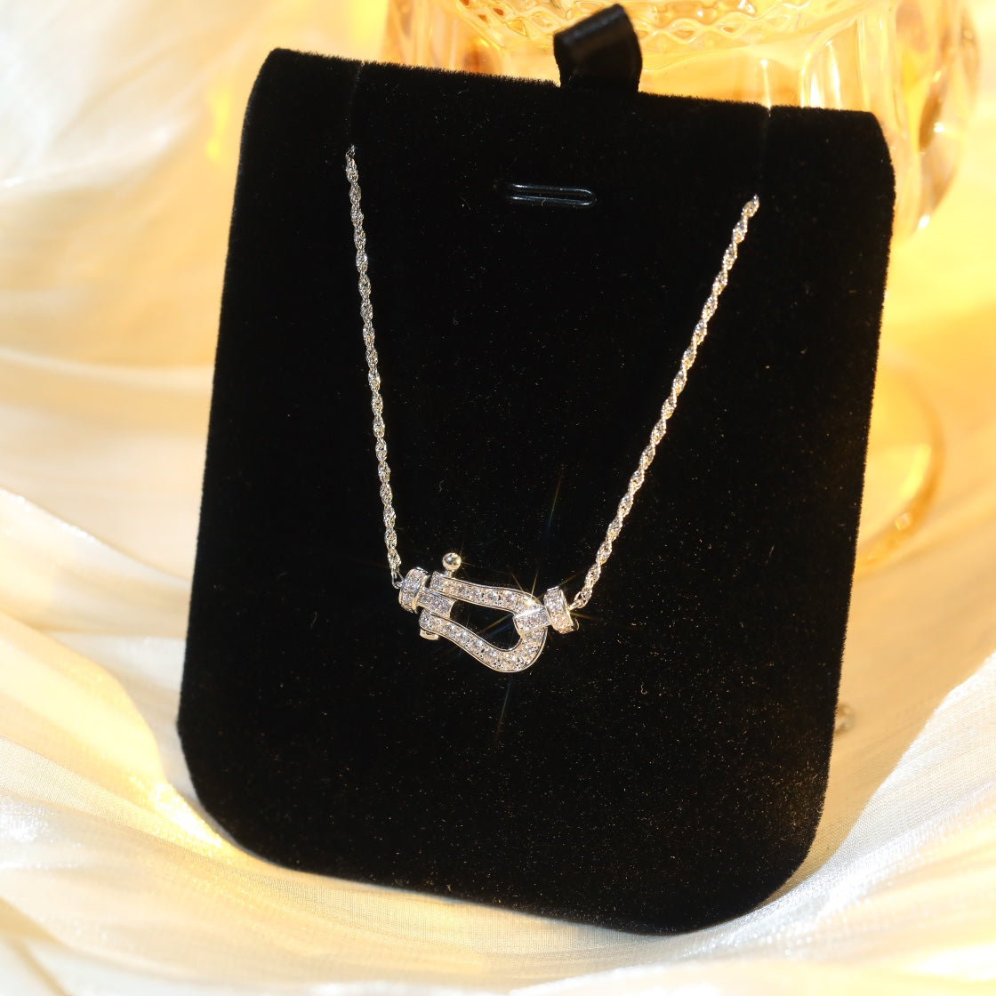 [Lumi Jewellery]FORCE 10 DIAMOND SILVER NECKLACE MINI MODEL