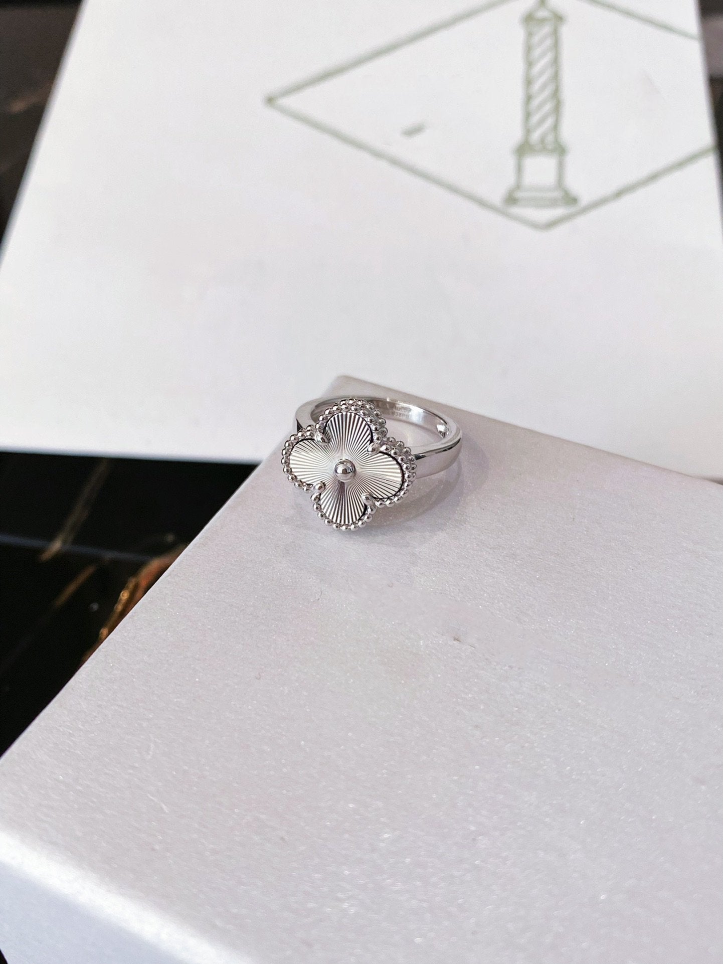 [Lumi Jewellery]CLOVER SILVER RING