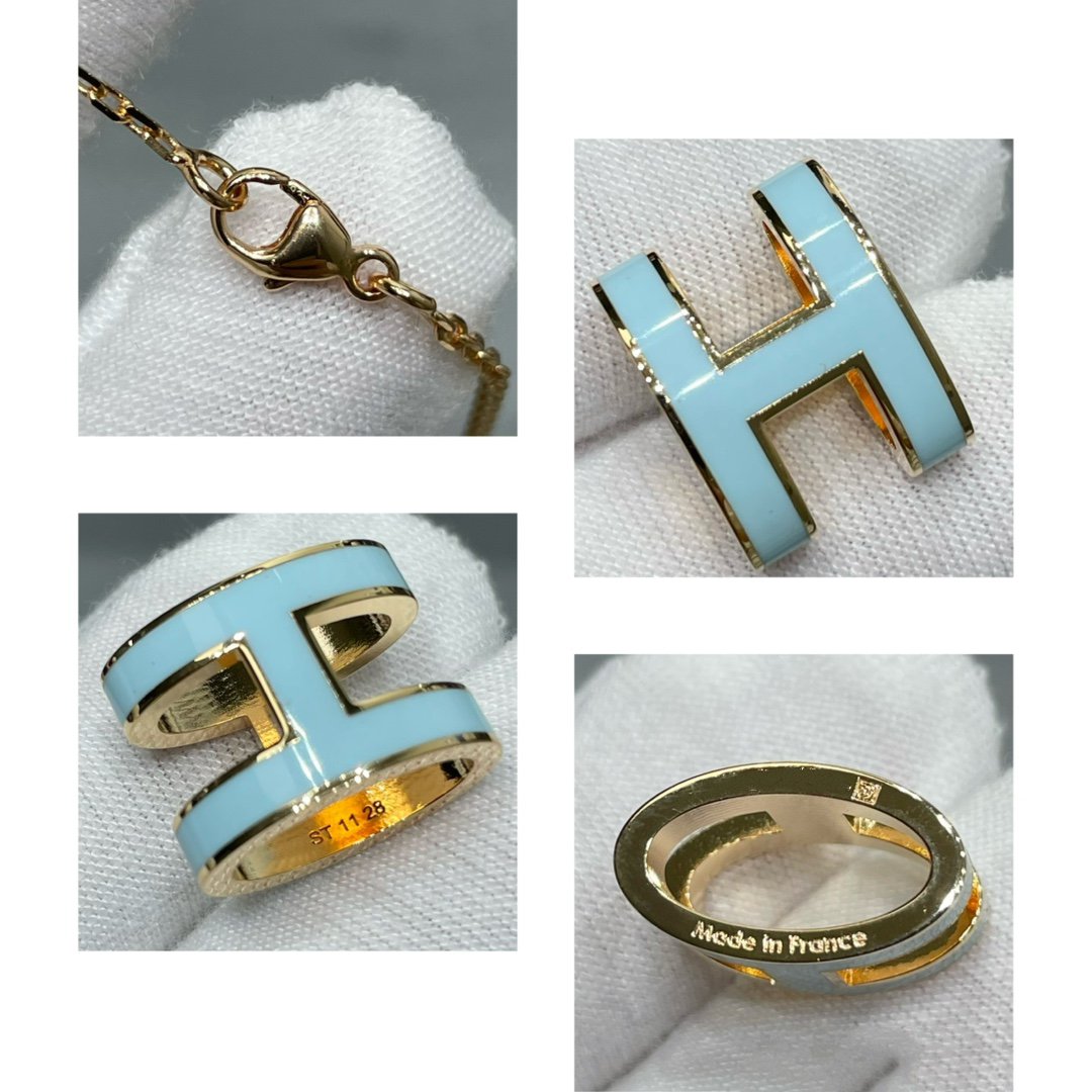 [Lumi Jewellery]POP H SKY BLUE NECKLACE