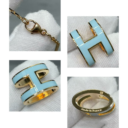 [Lumi Jewellery]POP H SKY BLUE NECKLACE