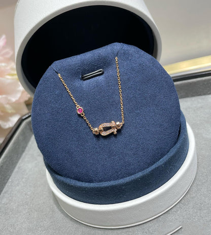 [Lumi Jewellery]FORCE 10 DIAMOND CHAIN LINK PINK GOLD BRACELET