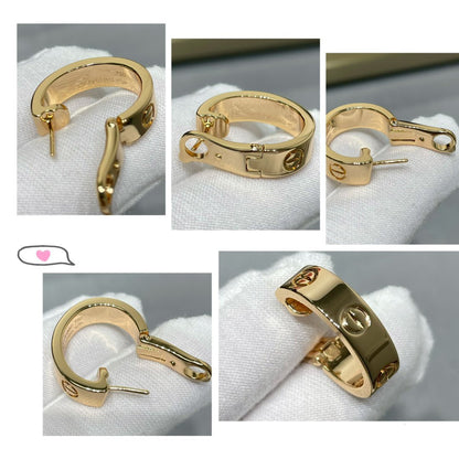 [Lumi Jewellery]LOVE 5.5MM EARRINGS