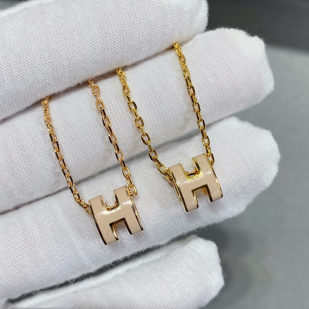 [Lumi Jewellery]MINI POP H NECKLACE