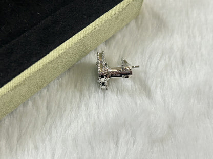 [Lumi Jewellery]CLOVER PIETERSITE MEDIUM STUD EARRINGS