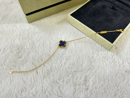 [Lumi Jewellery]CLOVER 1 MOTIF PIETERSITE BRACELET