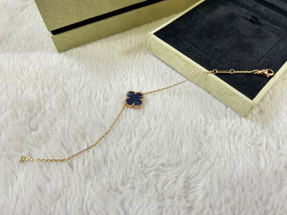 [Lumi Jewellery]CLOVER 1 MOTIF PIETERSITE BRACELET