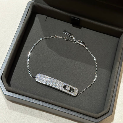 [Lumi]MOVE CLASSIQUE DIAMOND PAVED BRACELET