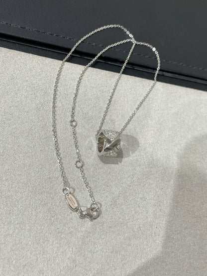 [Lumi Jewellery]LIENS EVIDENCE DIAMOND PAVED NECKLACE