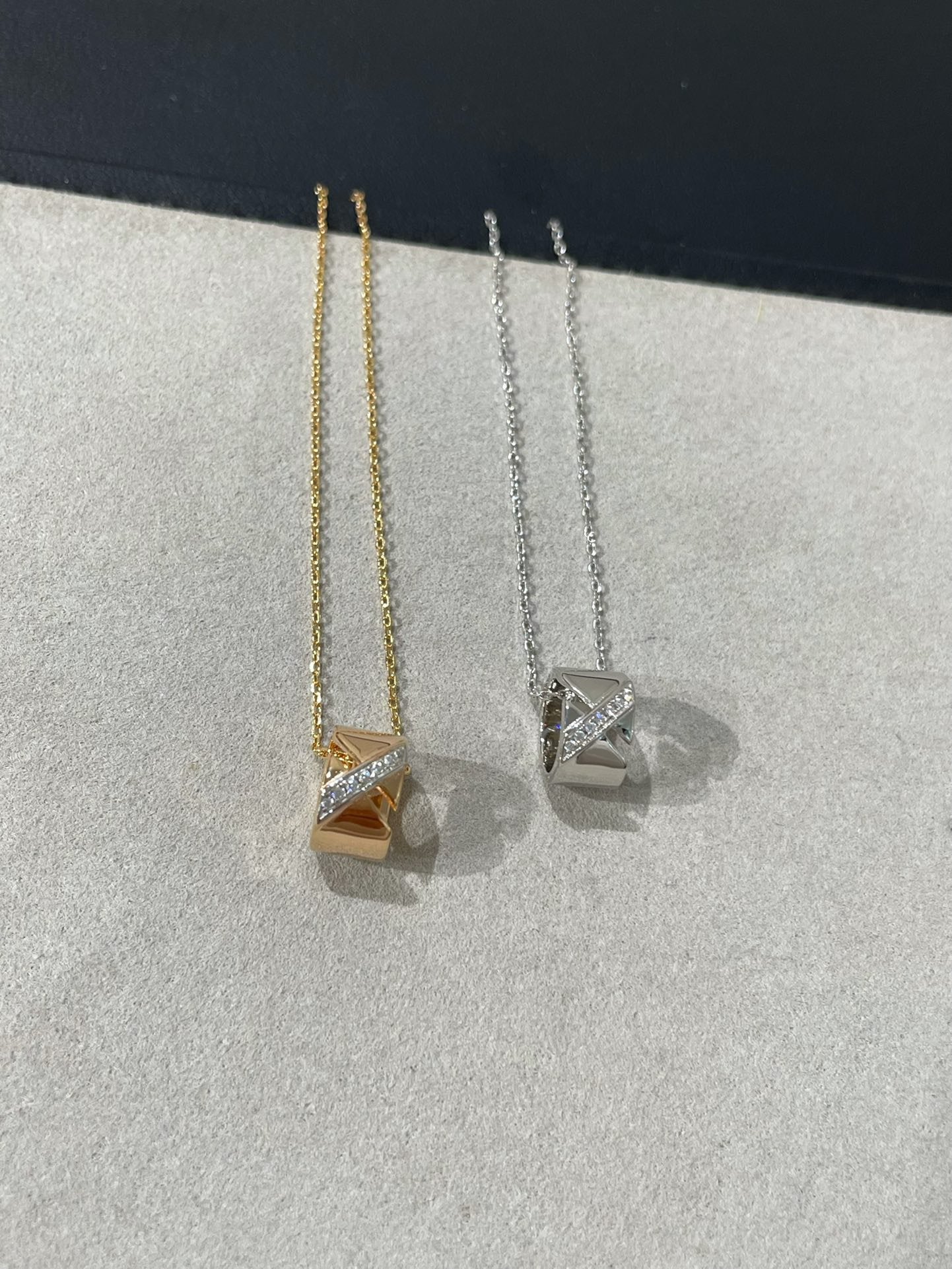 [Lumi Jewellery]LIENS EVIDENCE DIAMOND NECKLACE