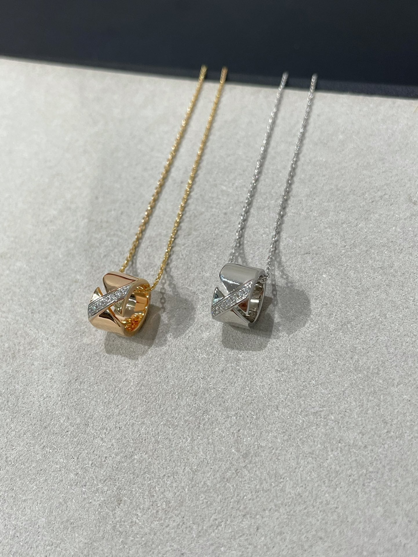 [Lumi Jewellery]LIENS EVIDENCE DIAMOND NECKLACE