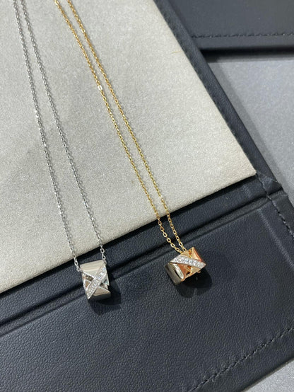 [Lumi Jewellery]LIENS EVIDENCE DIAMOND NECKLACE