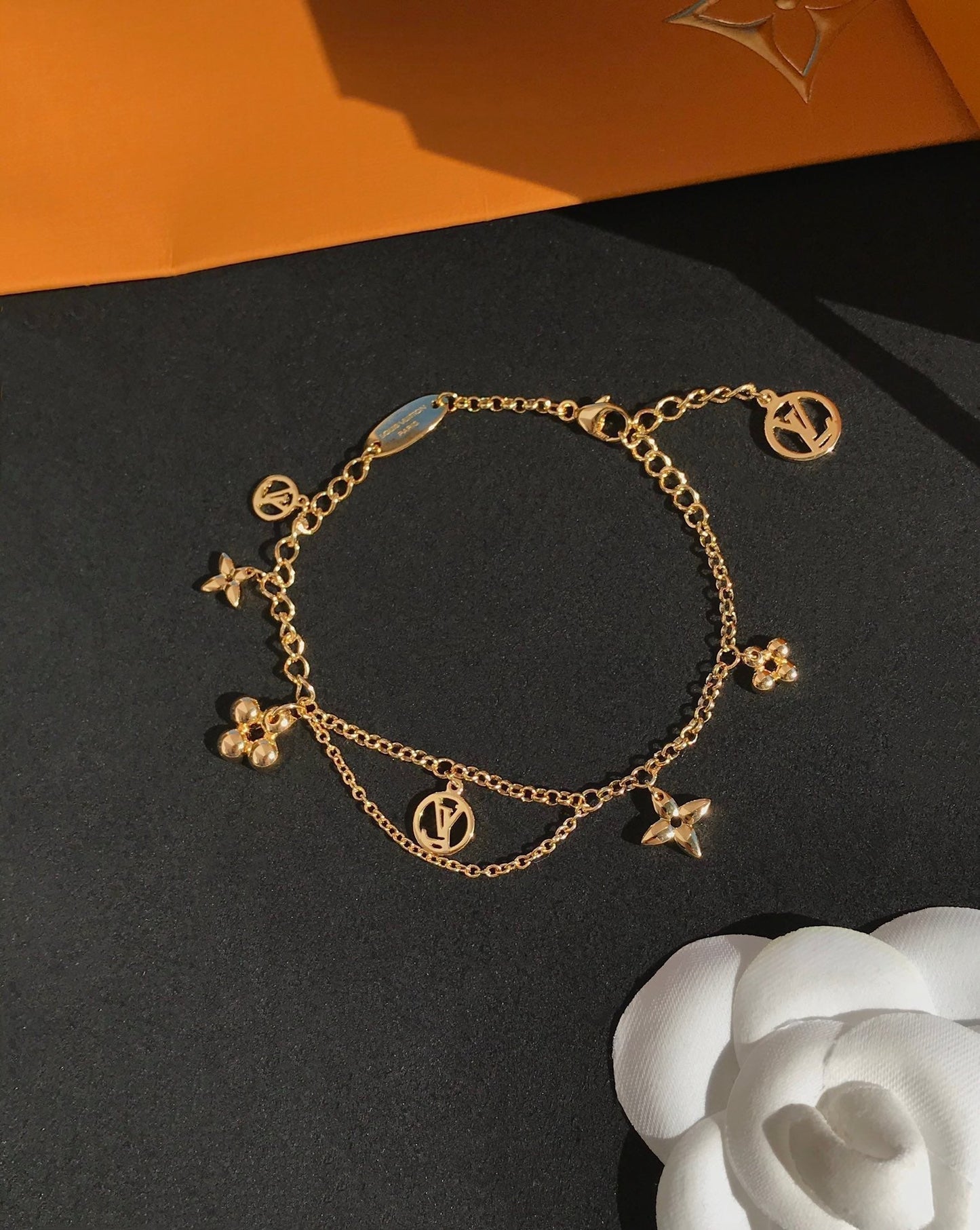 [Lumi Jewellery]BLOOMING PINK GOLD MOP BRACELET
