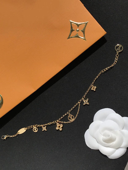 [Lumi Jewellery]BLOOMING PINK GOLD MOP BRACELET