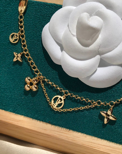 [Lumi Jewellery]BLOOMING PINK GOLD MOP BRACELET