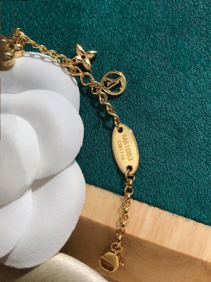 [Lumi Jewellery]BLOOMING PINK GOLD MOP BRACELET