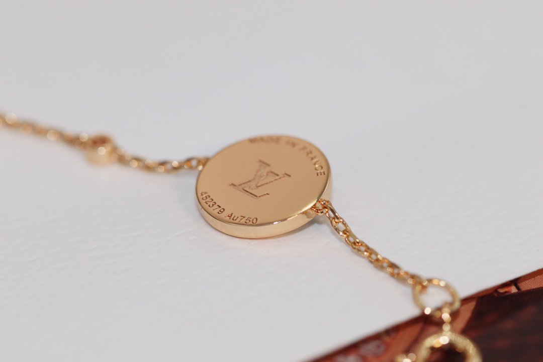 [Lumi Jewellery]STAR AND SUN 4 MOTIF PINK GOLD MALACHITE BRACELET