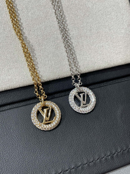 [Lumi Jewellery]BY NIGHT DIAMOND PAVED NECKLACE