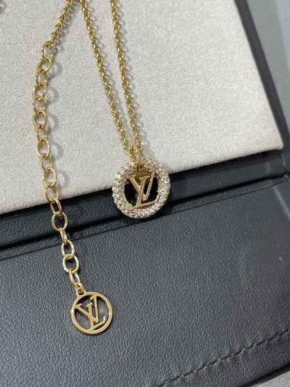 [Lumi Jewellery]BY NIGHT DIAMOND PAVED NECKLACE