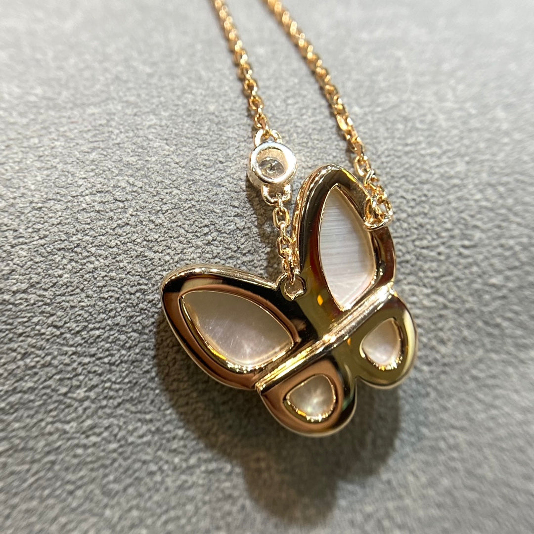 [Lumi Jewellery]BUTTERFLY MOP DIAMOND NECKLACE