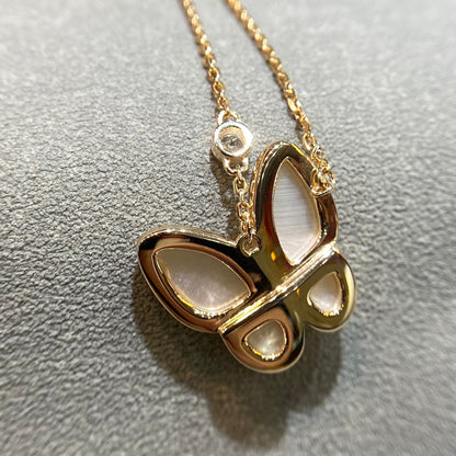 [Lumi Jewellery]BUTTERFLY MOP DIAMOND NECKLACE