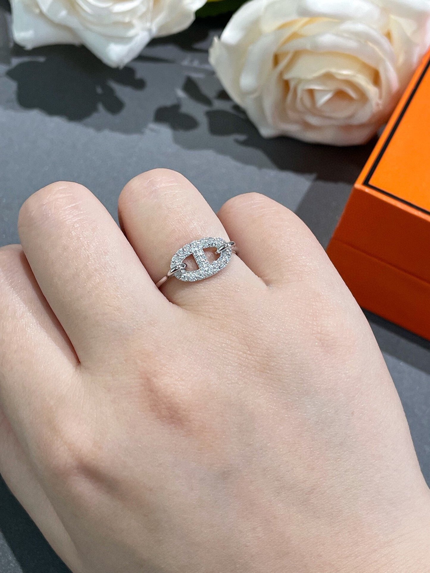 [Lumi Jewellery]RONDE SMALL DIAMOND RING