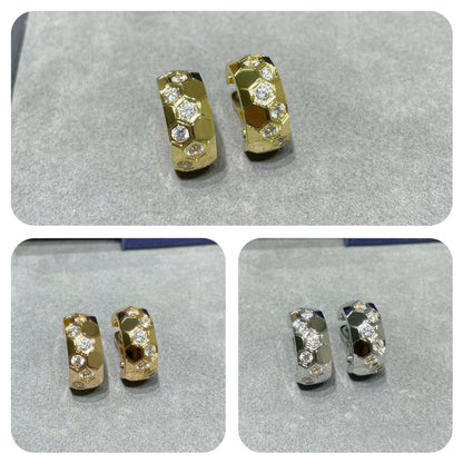 [Lumi Jewellery]BEE LOVE DIAMOND HOOP EARRINGS
