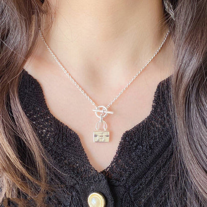 [Lumi Jewellery]CONSTANCE PEDANT SILVER NECKLACE