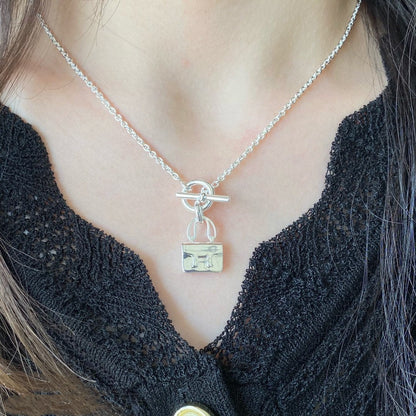 [Lumi Jewellery]CONSTANCE PEDANT SILVER NECKLACE