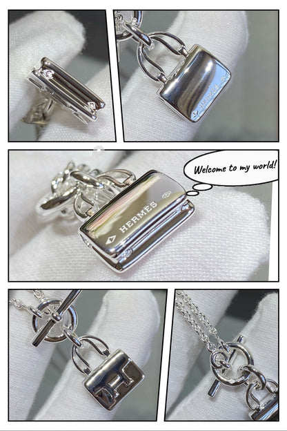 [Lumi Jewellery]CONSTANCE PEDANT SILVER NECKLACE