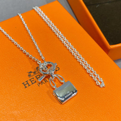 [Lumi Jewellery]CONSTANCE PEDANT SILVER NECKLACE