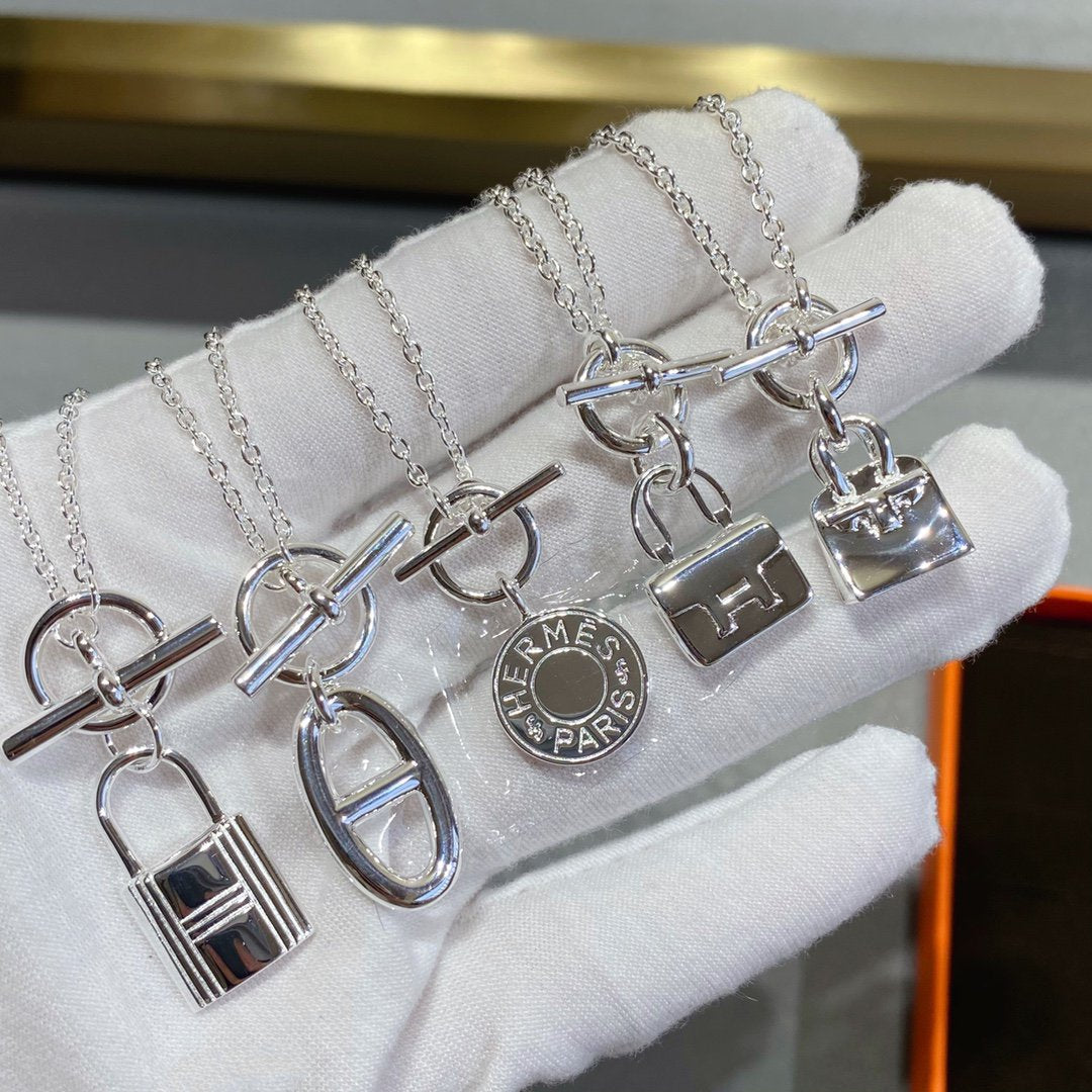 [Lumi Jewellery]CONSTANCE PEDANT SILVER NECKLACE