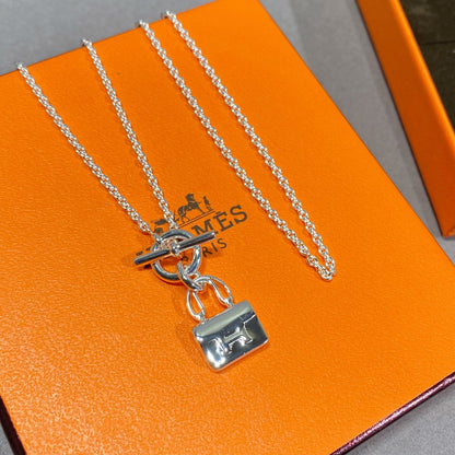 [Lumi Jewellery]CONSTANCE PEDANT SILVER NECKLACE